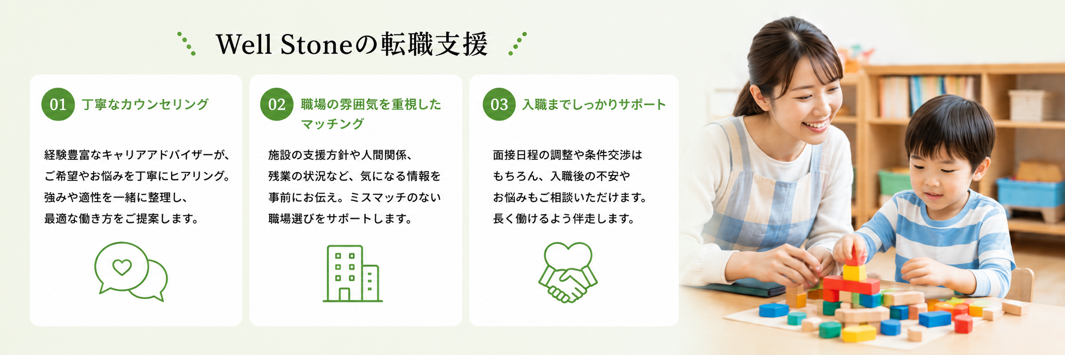 Well Stoneの転職支援内容